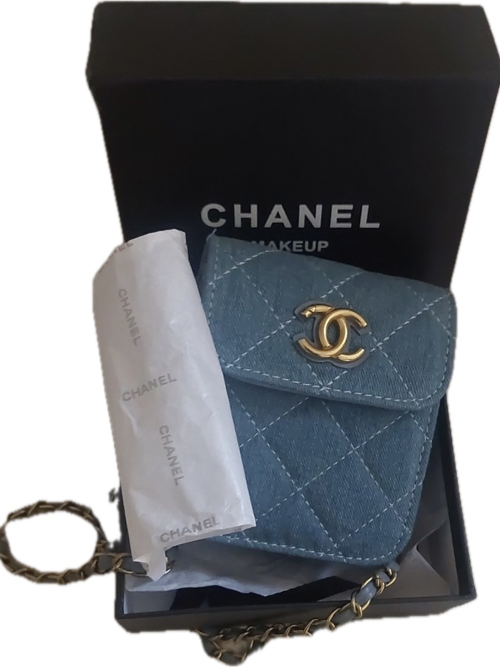 CHANEL VIP Denim Mini Crossbody bag